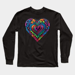 Heart Attack - Version 9 Long Sleeve T-Shirt